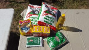 Food parcel R150. Harvesters Ministries
