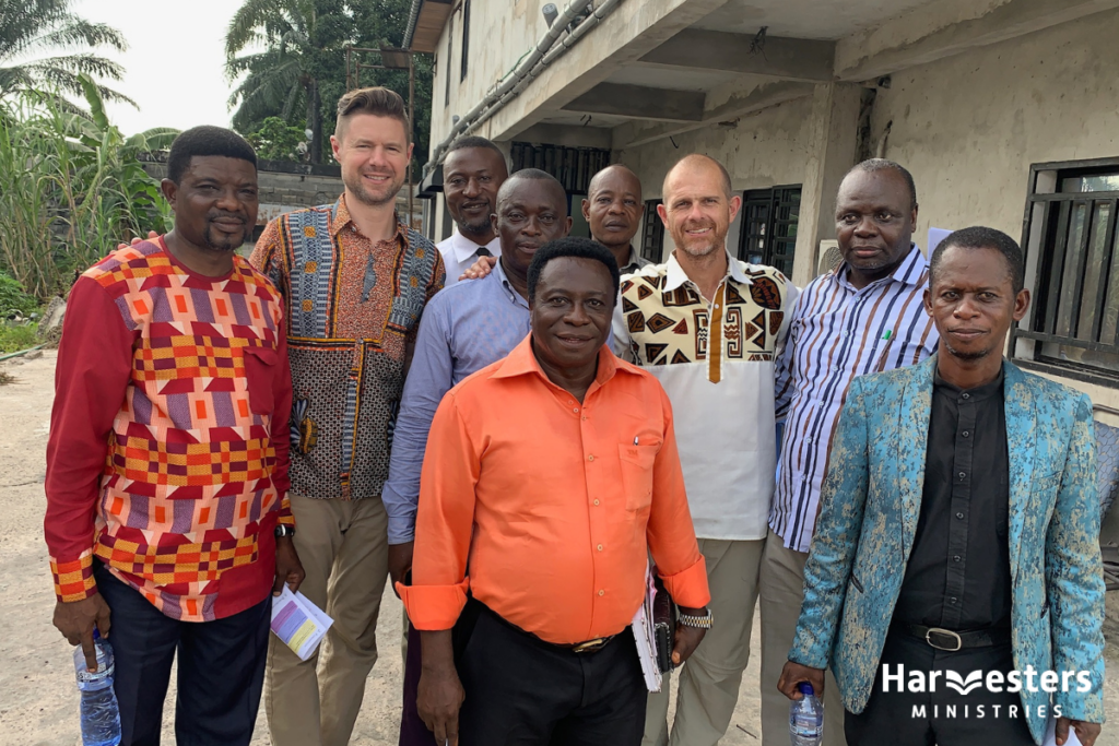 Pastors smiling. Harvesters Ministries