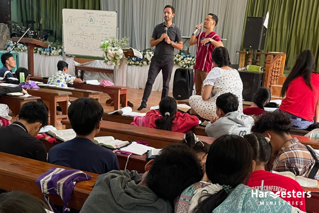 Training session. Harvesters Ministries